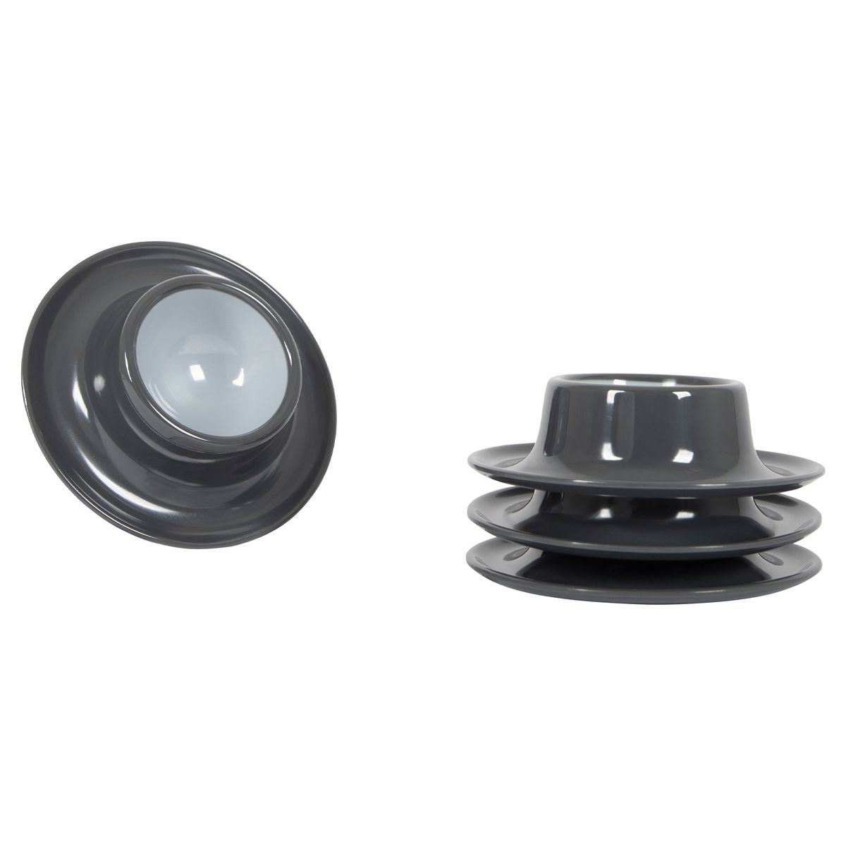 Gimex Vivid Line Egg Cup Grey (4 Pieces)