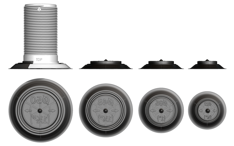 TruDesign GRP Mould Plug ¾" Recessed for Gelcoat Moulding