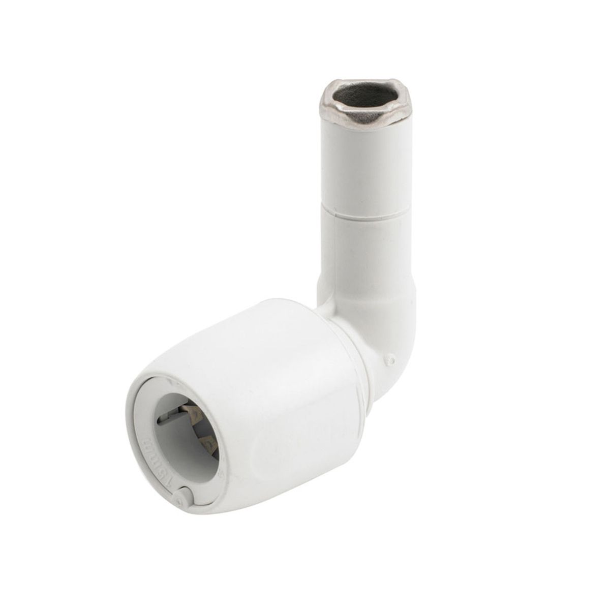 Hep2O HD4 Push Fit Flexi Tap Connector White (15mm x 1/2'') HD4/15W