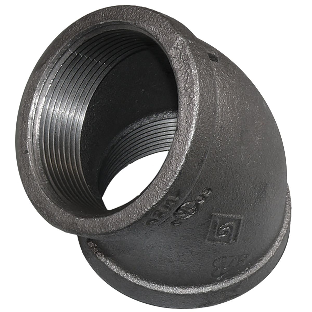 AG Malleable Iron Compact 45 Degree Elbow (Female Ports / 2" BSP) HF-341