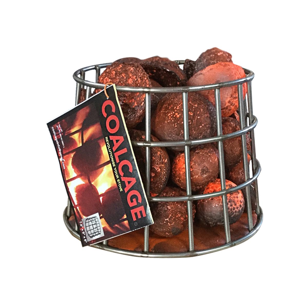 AG Free-Standing Coal Cage (7-1/2" x 5" x 6") HS-600