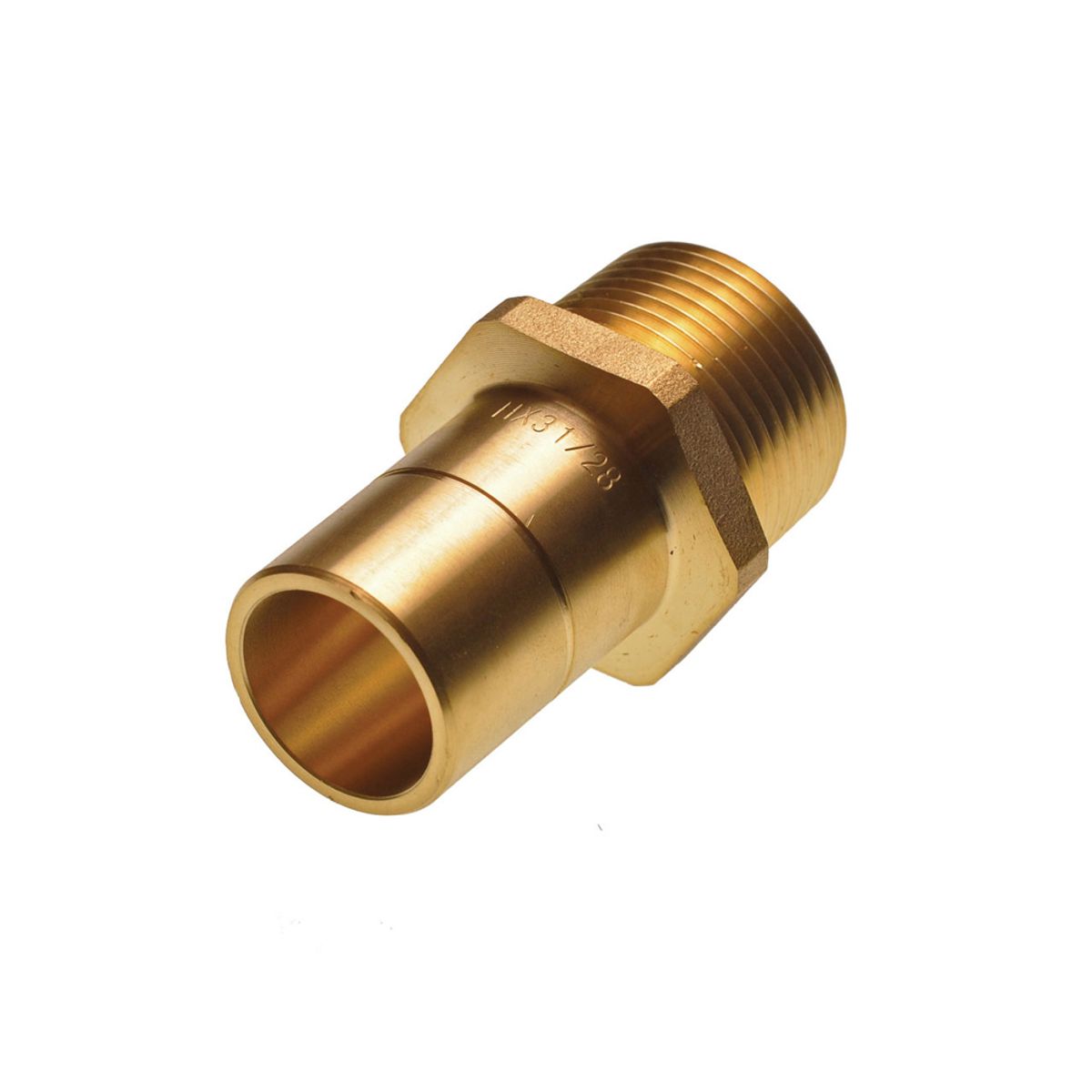 Hep2O HX31 Push Fit Brass Adaptor (28mm to 1" Male) HX31/28