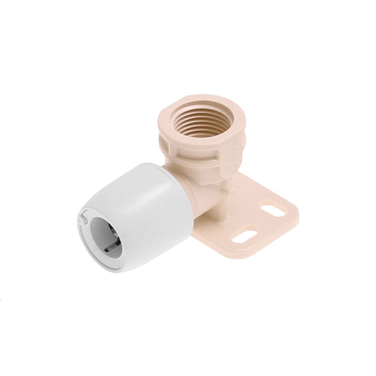 Hep2O HX6 Wall Plate Elbow White (15mm / 1/2") HX6/15