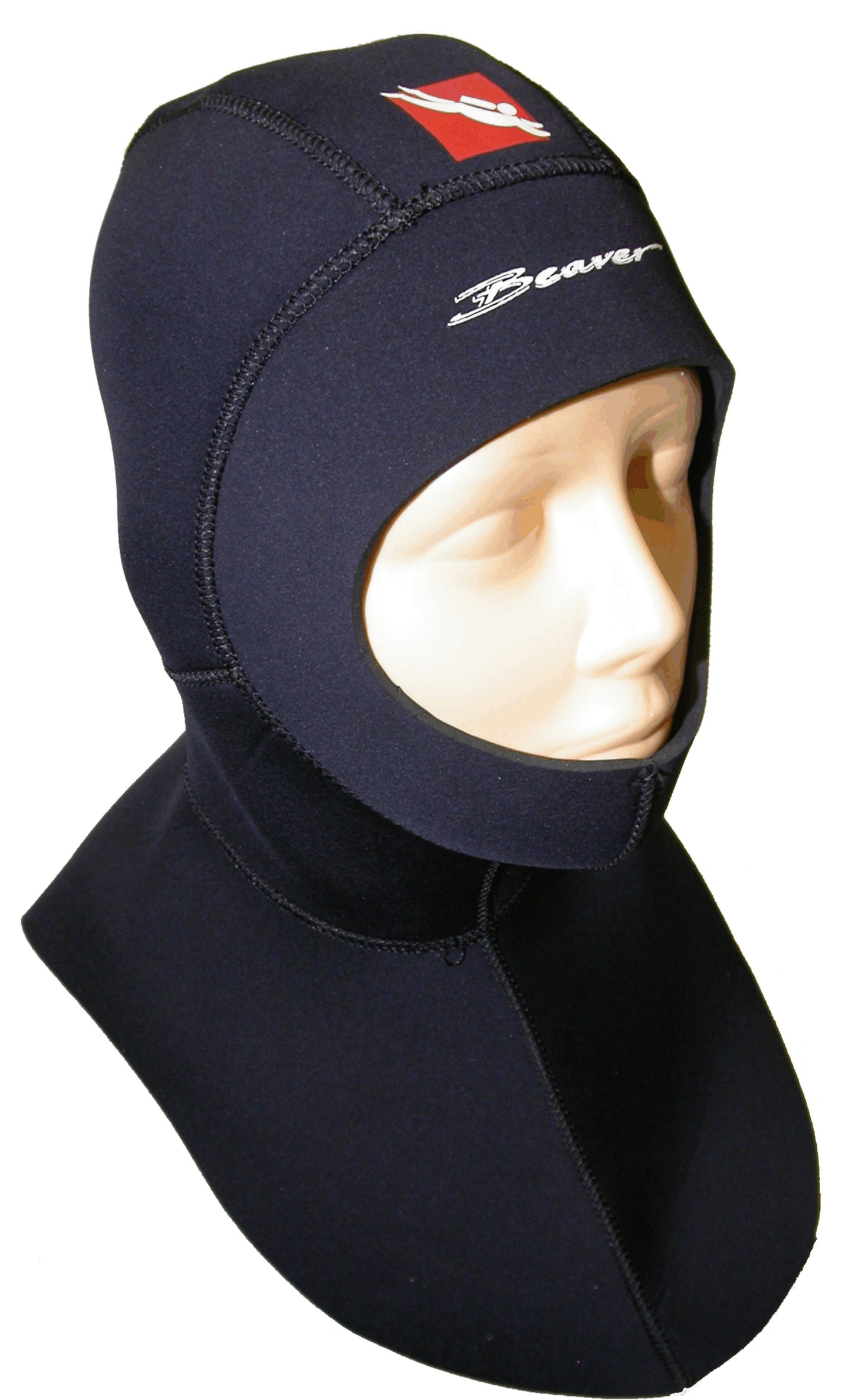 Beaver Pirate 5/7mm Semi Dry Long Yoke Hood Large