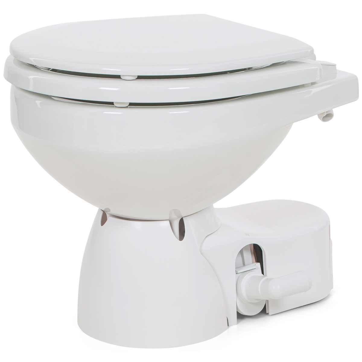 Jabsco Quiet Flush E2 Raw Water Electric Toilet (24V / Compact Bowl)