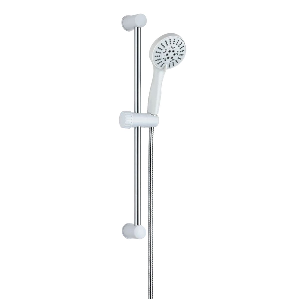 Blue Canyon Arlo Shower Kit in White with 5 Mode Head, Hose and Riser