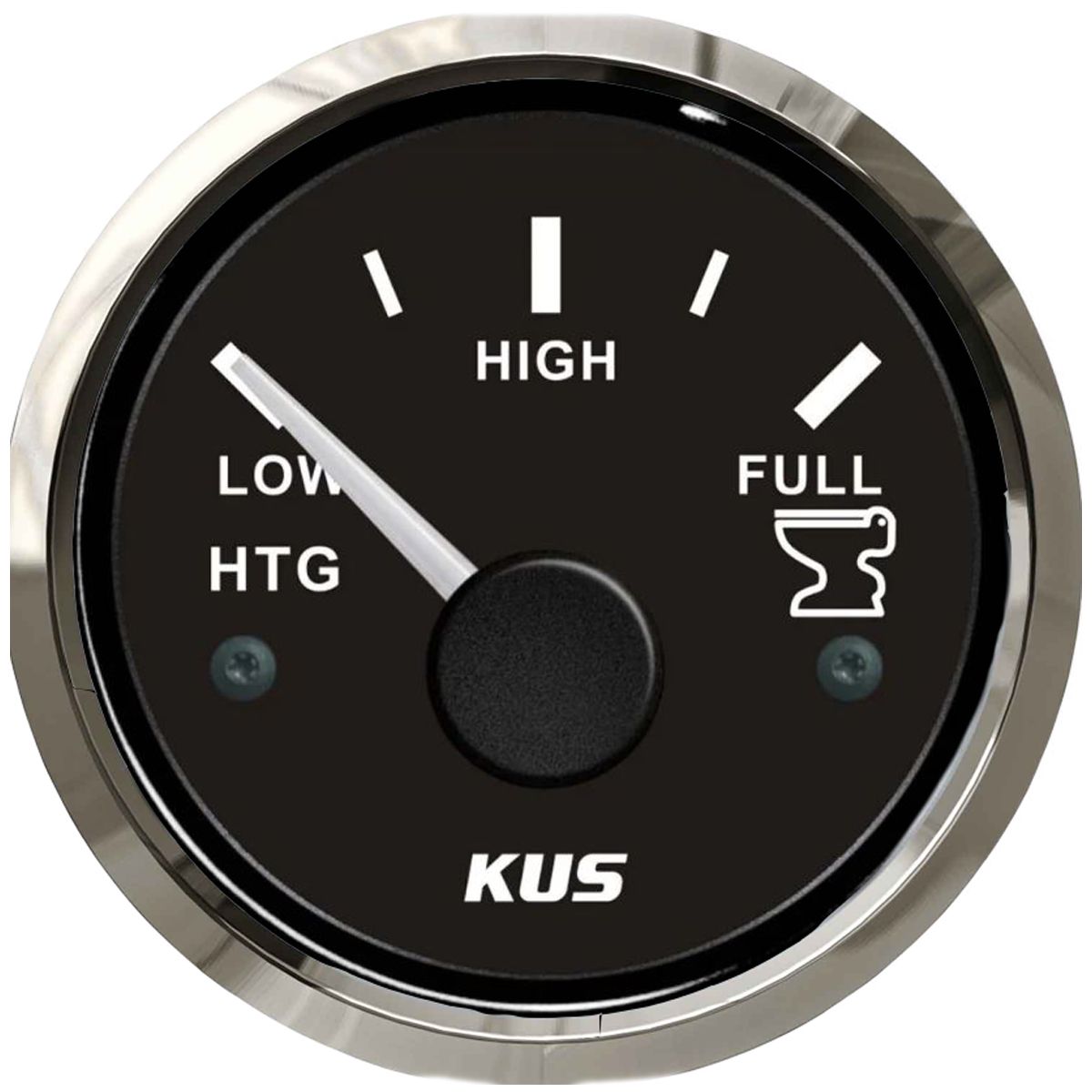 KUS Waste Water Level Gauge Stainless Bezel (Black / Euro Resistance) KY12002