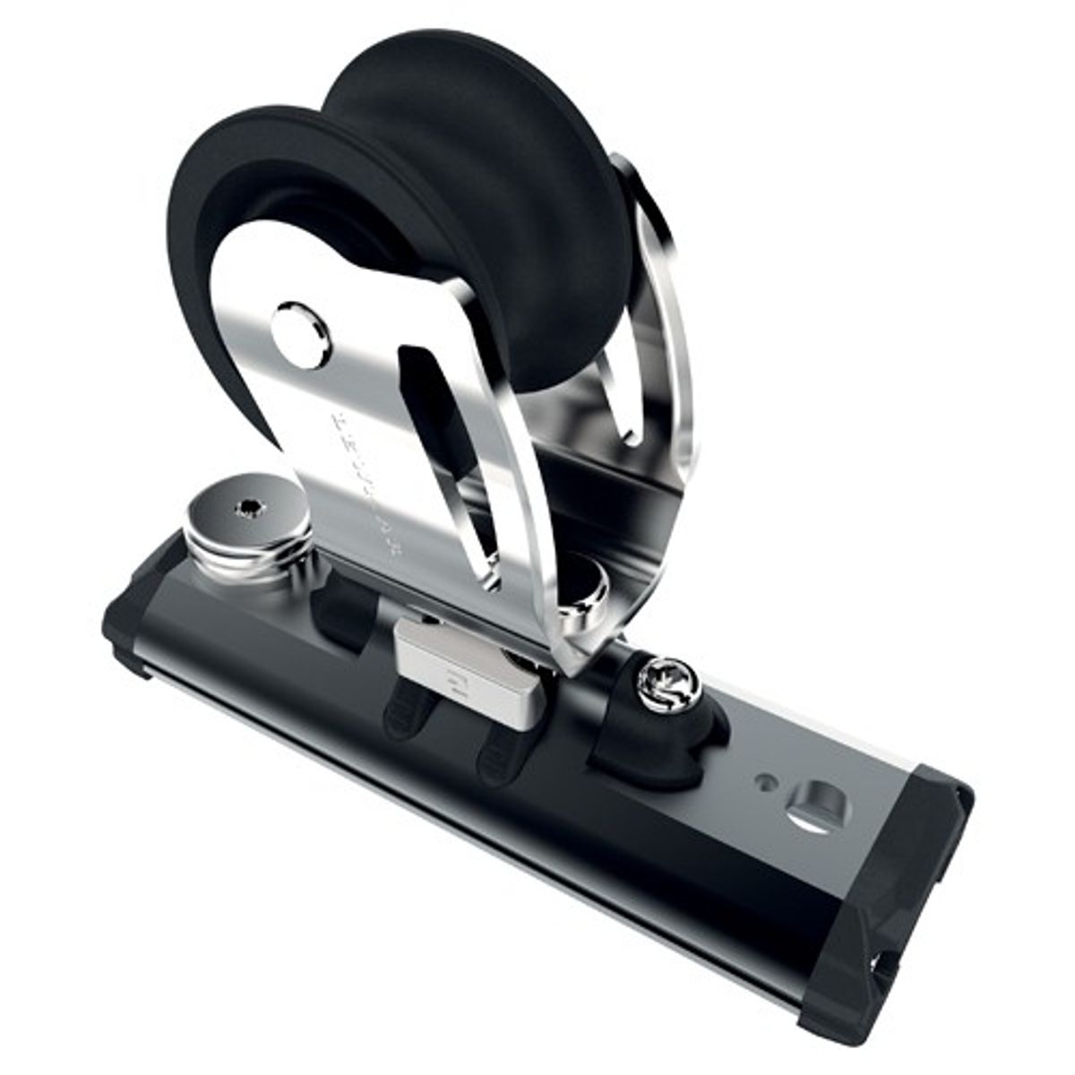 Lewmar Size 2 Genoa Car SR & Plunger Stop in Black