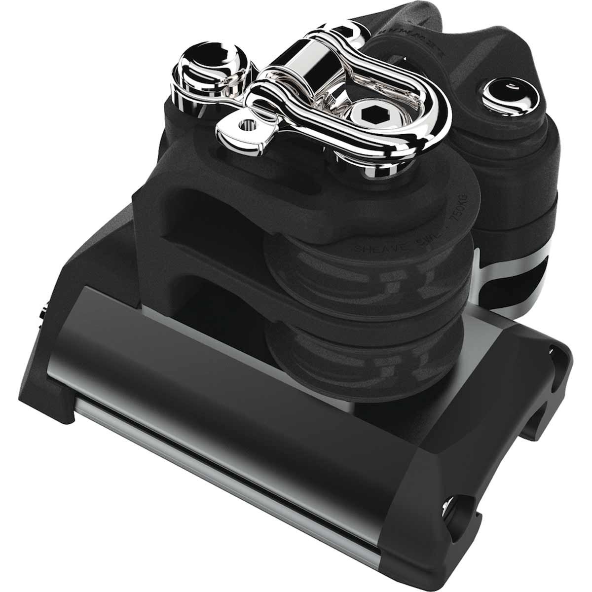 Lewmar Size 2 End Stop with Double CL Sheaves, Becket & Cleat (Pair)