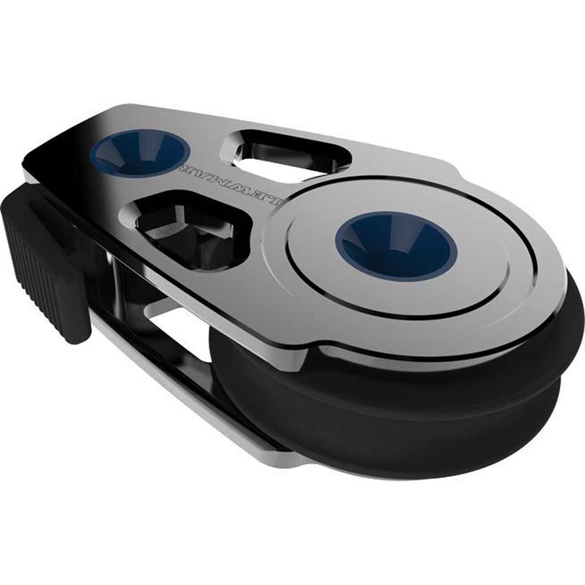 Lewmar Synchro Foot Block with Jammer Black (90mm)