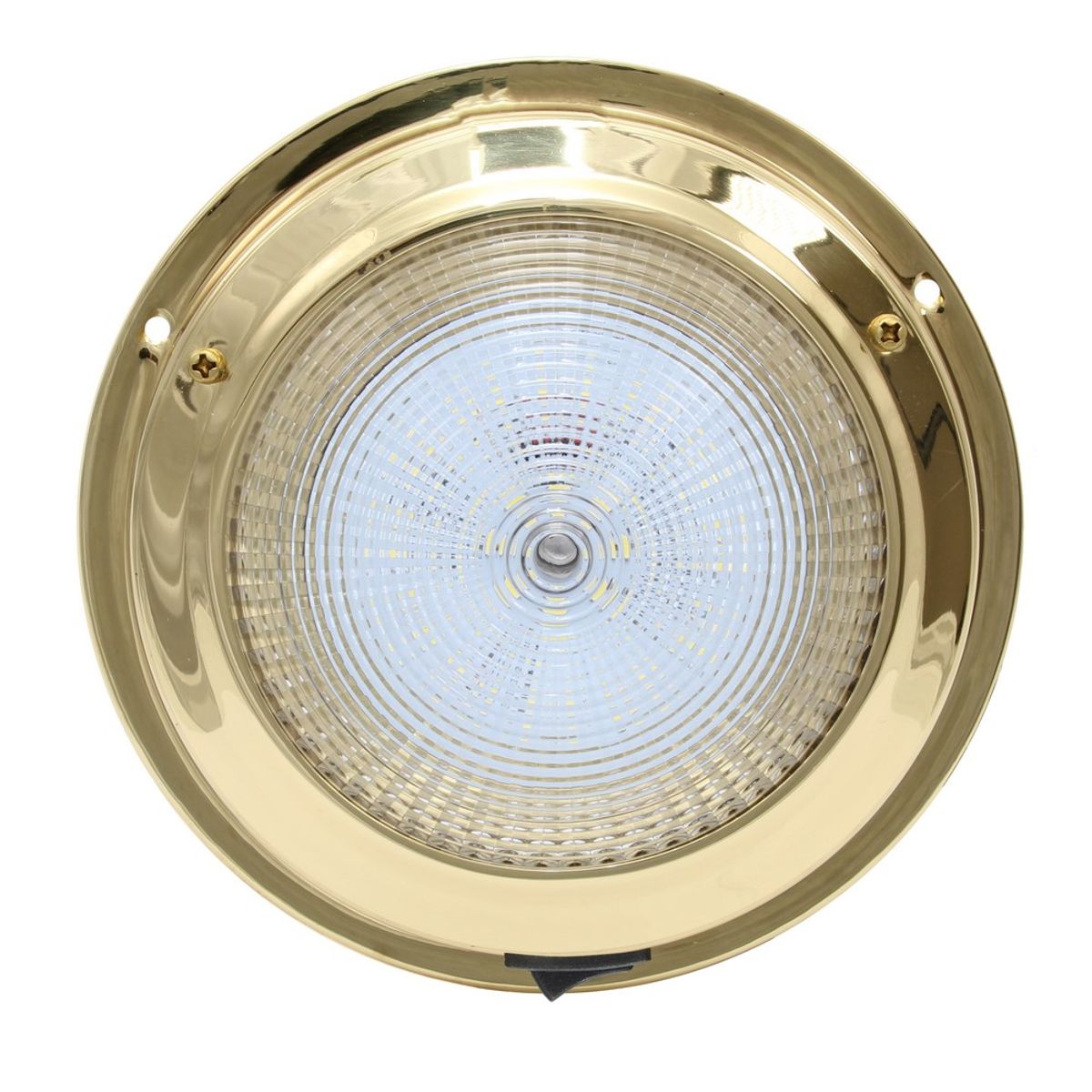 AAA 12V Brass LED Light 4'' Dome (137mm) - Natural White LD-024