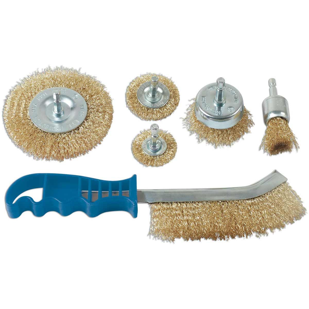 Laser Tools Wire Brush Set (6-Piece) LT-7718