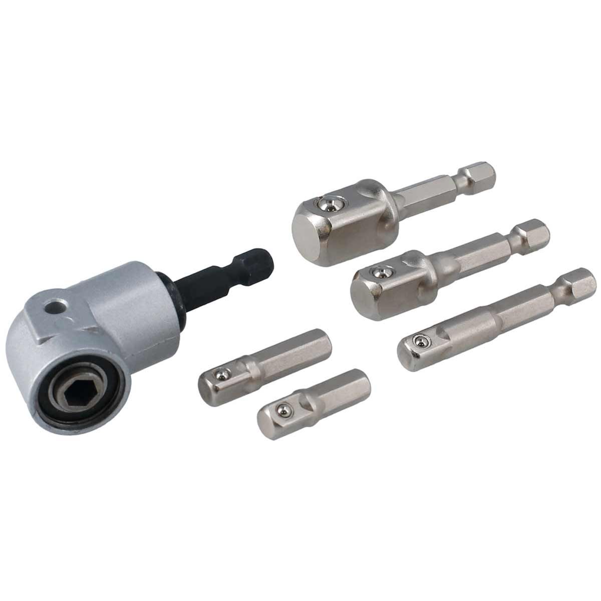 Laser Tools Angled Drill Adaptor Set (6-Piece) LT-8441