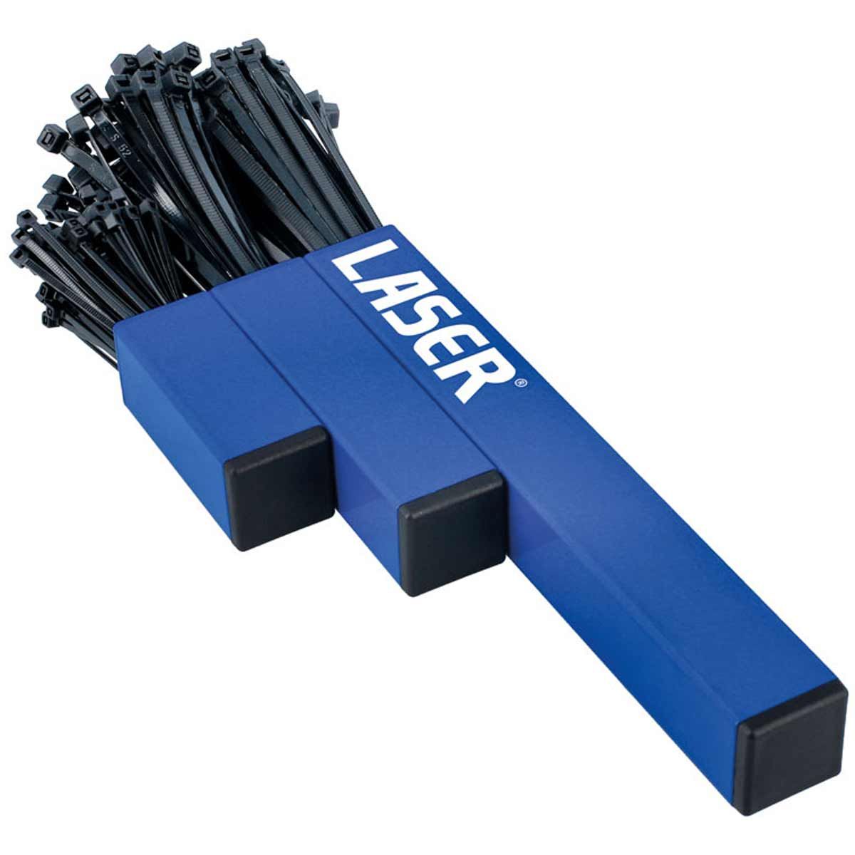 Laser Tools Magnetic Cable Tie Holder with Cable Ties (200-Piece) LT-8795