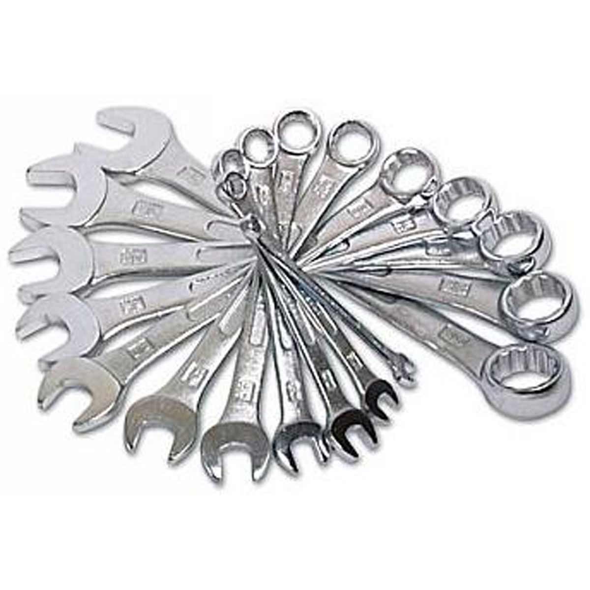 Kamasa Combination Spanner Set 22-Piece (6mm to 19mm / 1/4" to 7/8") LT-SP2422