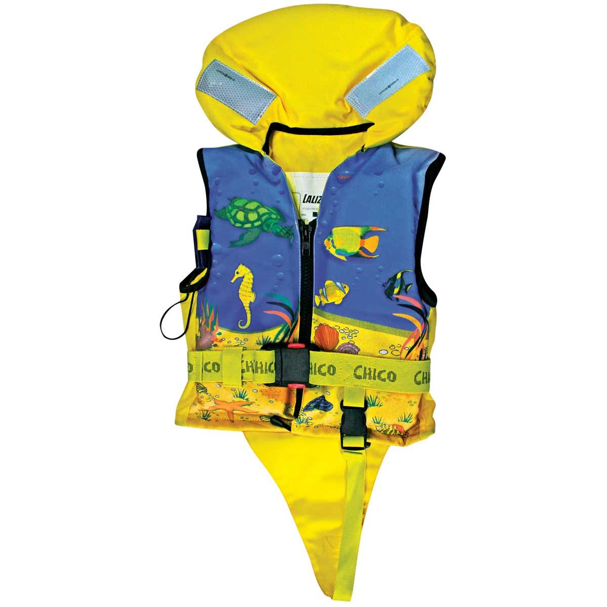 Lalizas Chico Foam Lifejacket 100N ISO Child 15-30kg Yellow/Blue LZ-71073