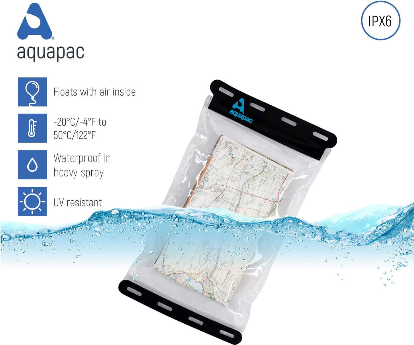 Aquapac Map Case (Large) - waterworldsports.co.uk