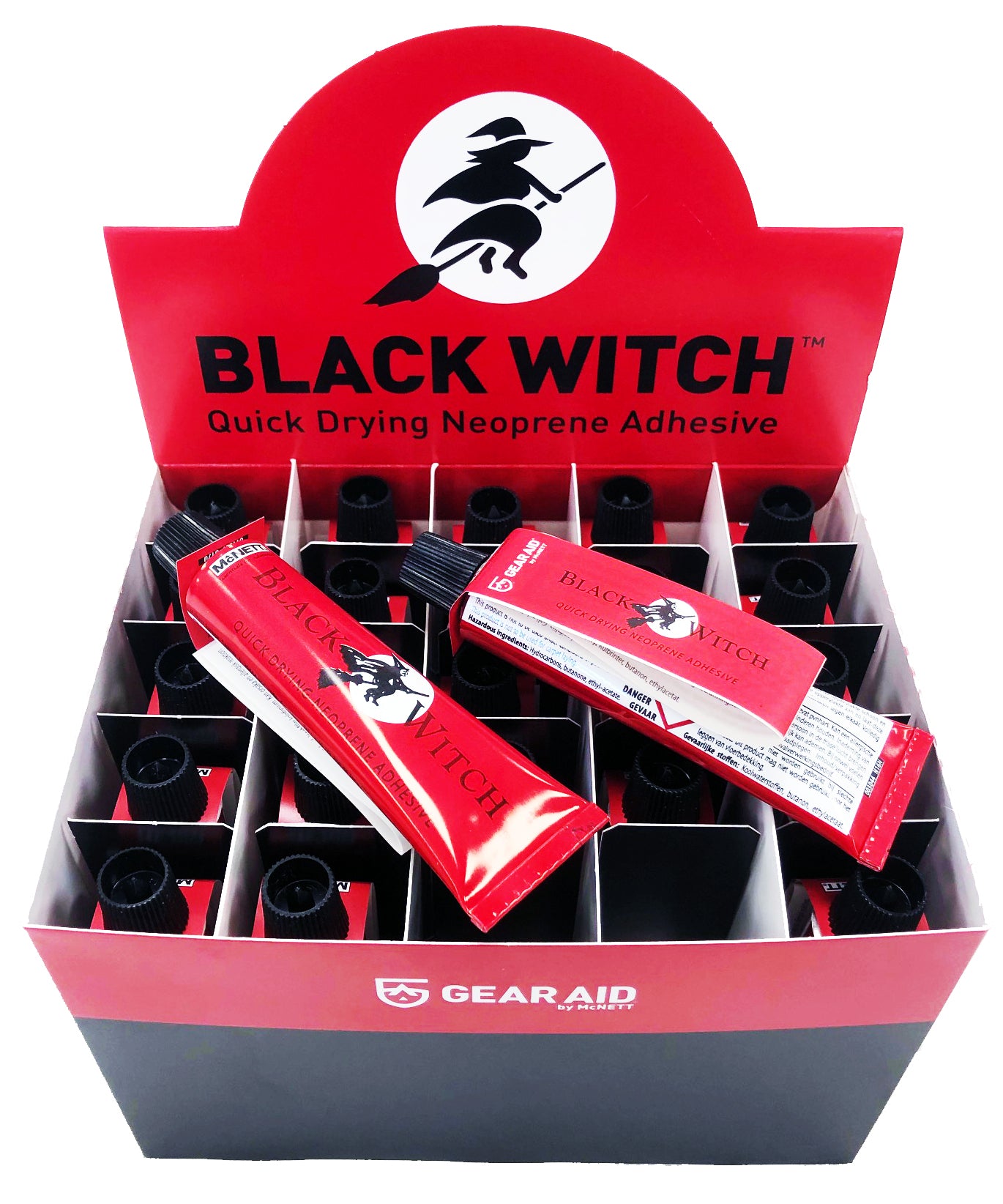 GearAid 25 Black Witch Cement In Display