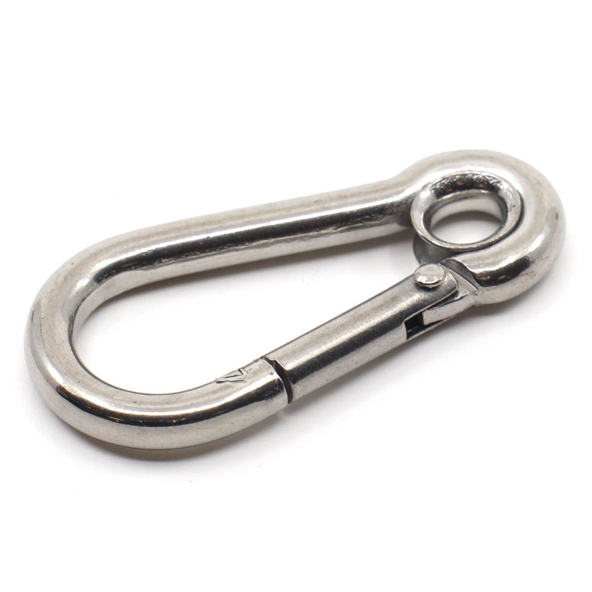 AG Stainless Steel Carbine Hook with Eye (4mm x 40mm)