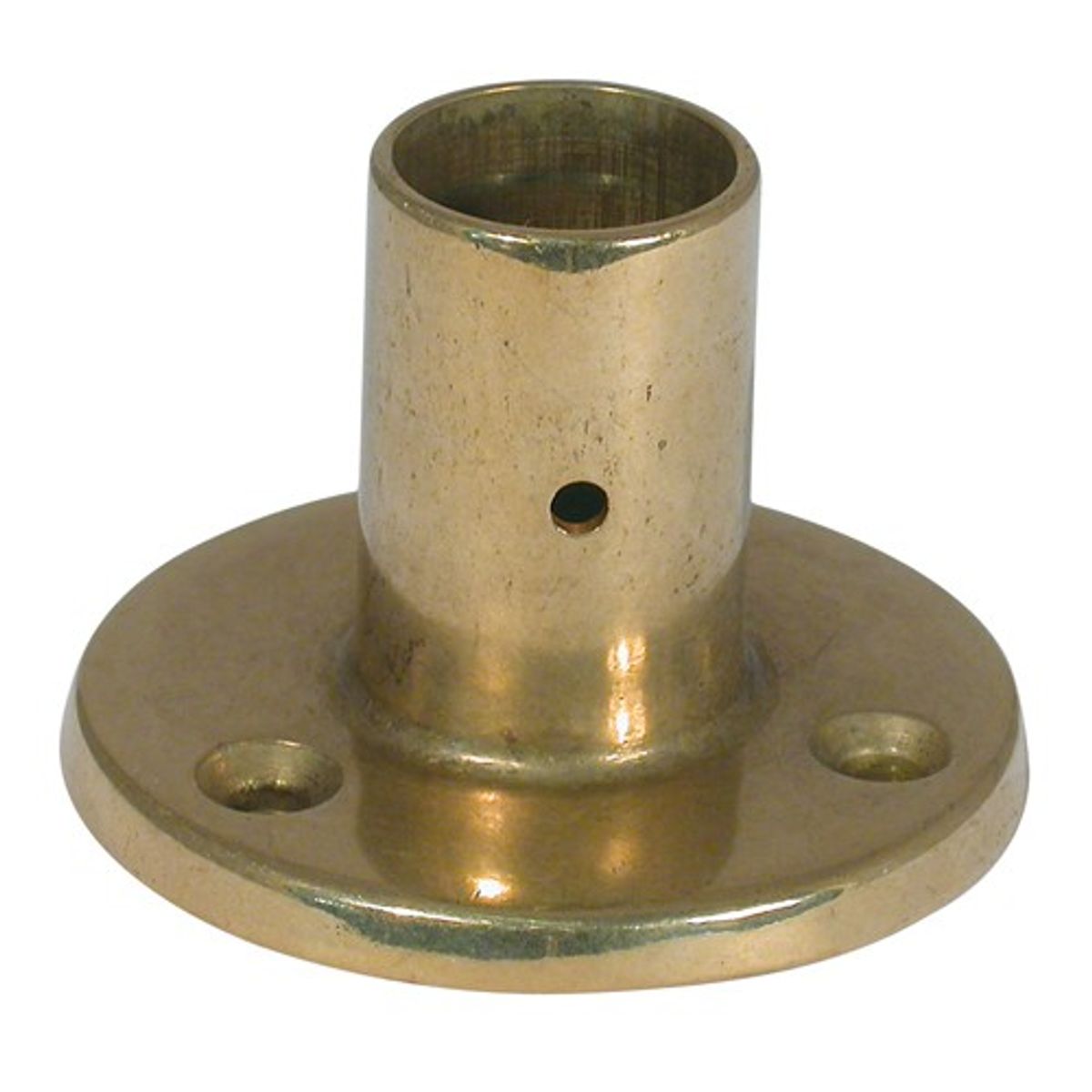 AG Brass Flagpole Socket Vertical (65mm x 22mm ID)