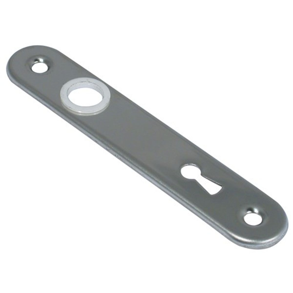 AG Escutcheon Plate in Stainless Steel with Keyhole N-76183
