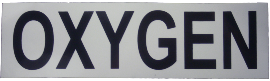 Nautilus Sticker OXYGEN (small 17x5 cm, for RB bottles)