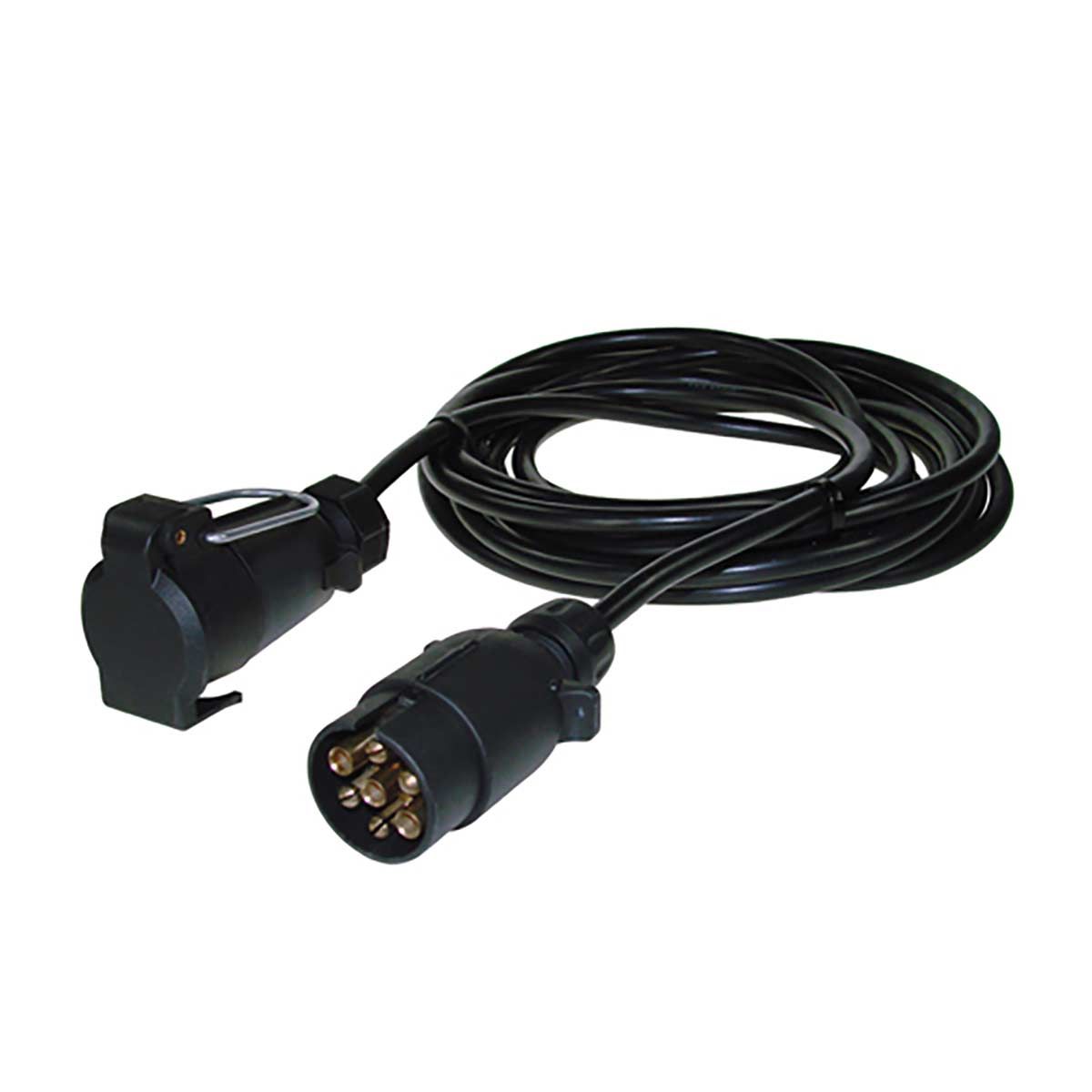 Maypole Straight Trailer Extension Lead 7 Pin Plug to Socket (3M) NL-MP587