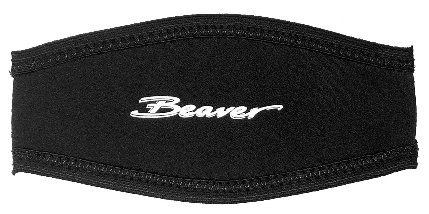 Beaver Black Neoprene Mask Strap Cover