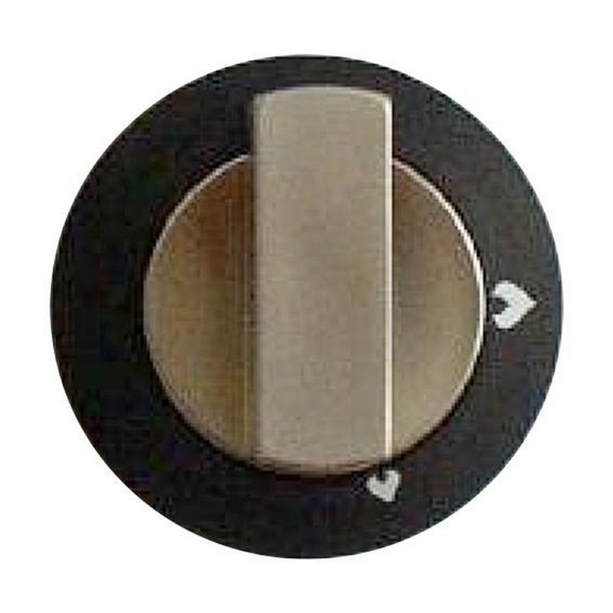 Thetford Hob-Grill Knob Black & Satin for Enigma Cookers (SSPA0926.SA)