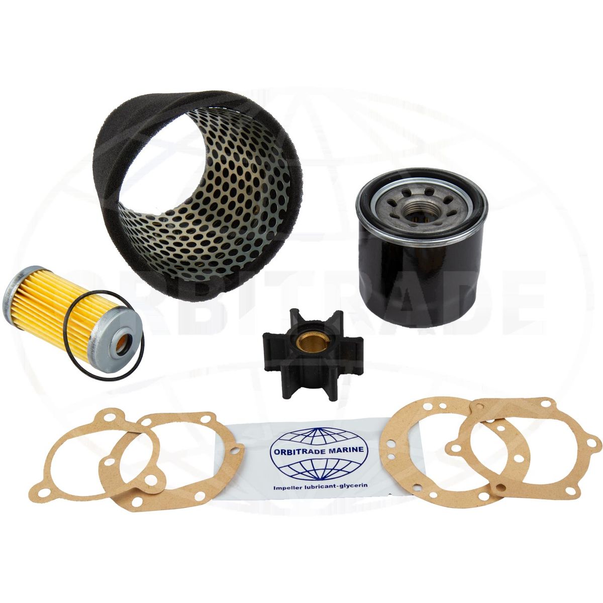 Orbitrade 8-10020 Service Kit for Yanmar Engines 2GMF/20F & 3GMF/30F ORB-8-10020