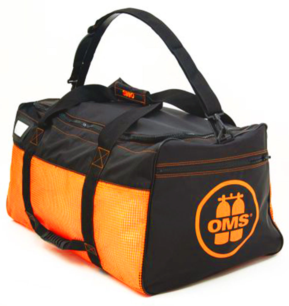 OMS Lava Orange & Black Mesh Bag A19318009