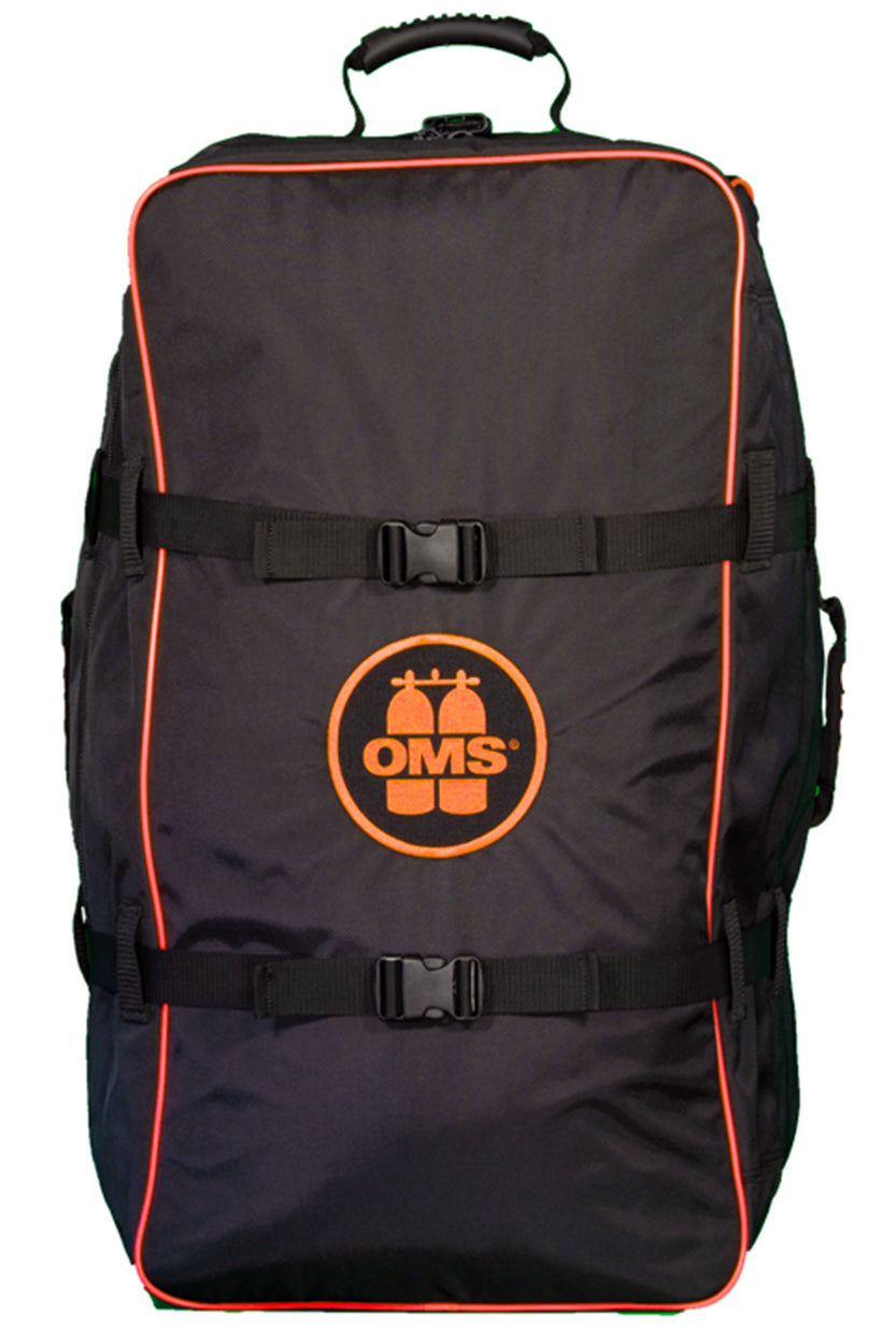 OMS Lava Orange & Black Roller Bag A19318018