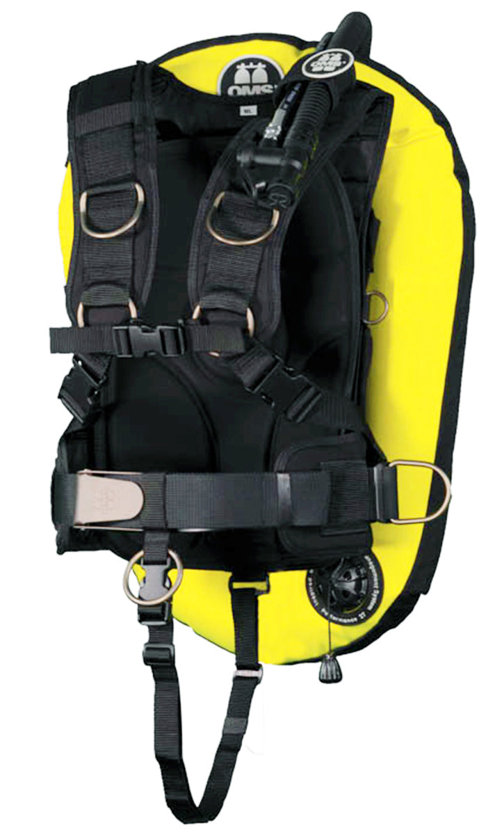 OMS Speed Yellow/Black 27Lb12.5Kg IQ Lite Harness Performance Mono Wing BC System Size XL S11718019