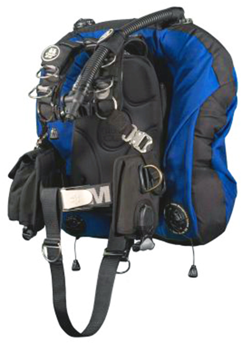 OMS Ocean Blue/Black 45/60Lb 20/27Kg Aluminum Comfort Harness III Signature with Deep Ocean Wing S11718082