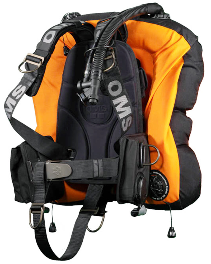 OMS Lava OrangeBlack 45/60Lb20/27Kg Aluminum SmartStream Signature with Deep Ocean 2 Hybrid Wing S11818029
