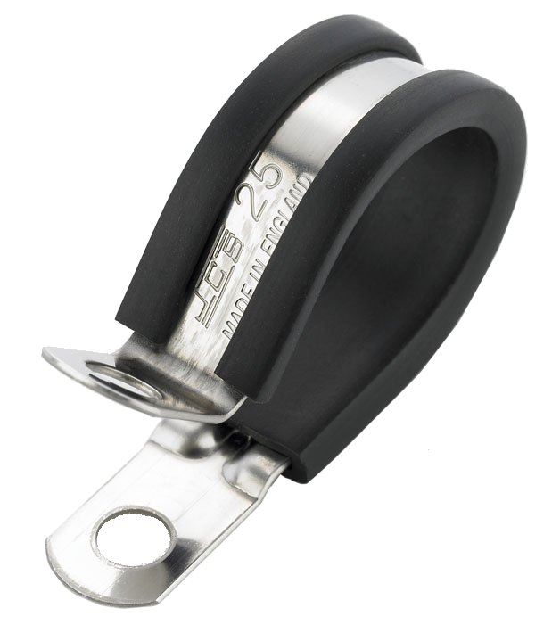 P-Clips 25mm- Stainless, M6 (Bag of 25)