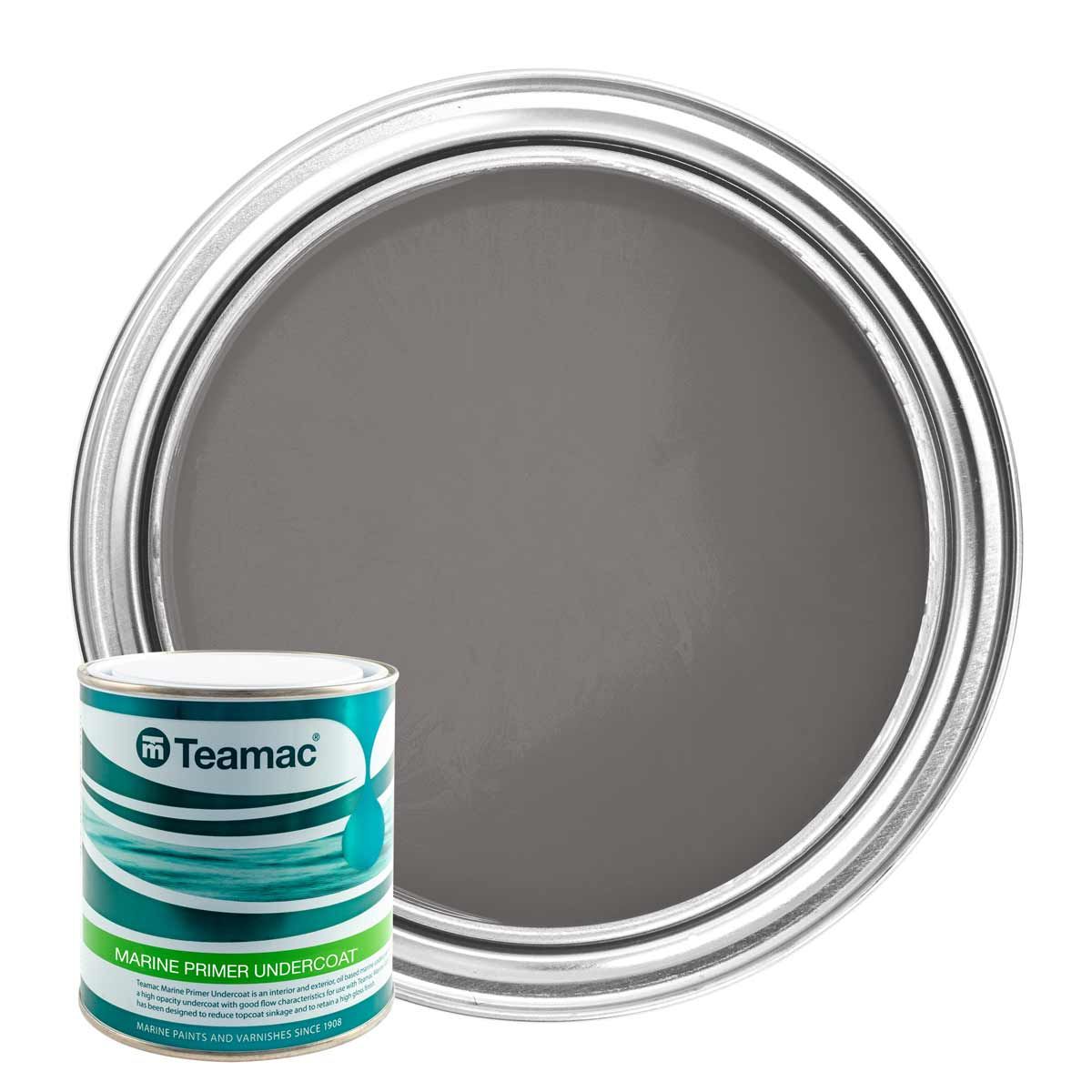 Teamac Marine Undercoat Paint in Light Grey (1 Litre / 241) PA-126