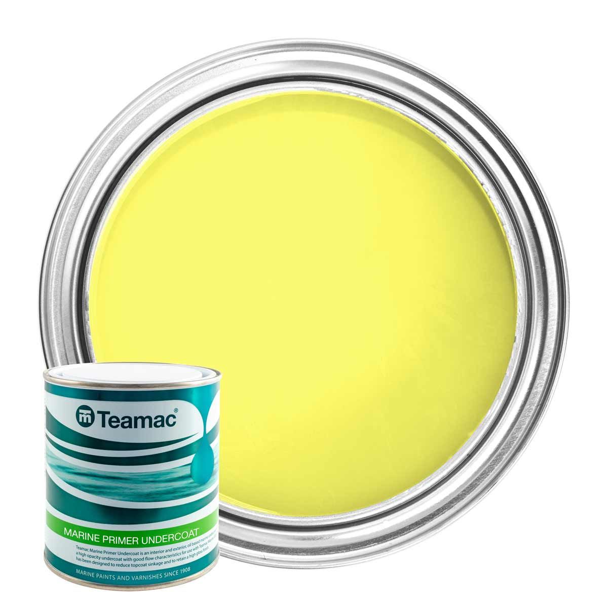 Teamac Marine Undercoat Paint in Primrose (1 Litre) PA-131