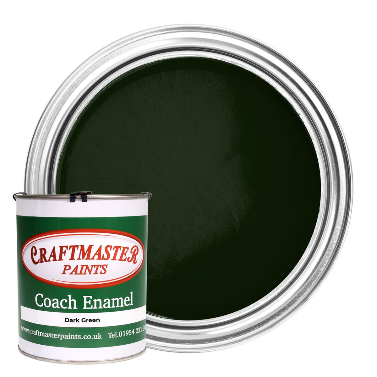 Craftmaster Coach Enamel Boat Paint in Dark Green (1 Litre) PA-618