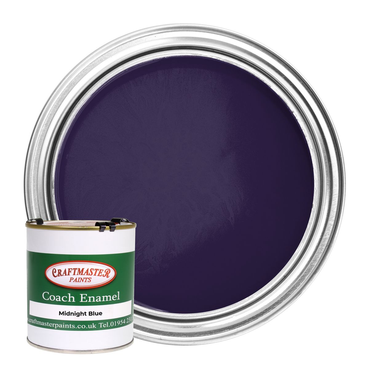 Craftmaster Coach Enamel Boat Paint in Midnight Blue (500ml) PA-633