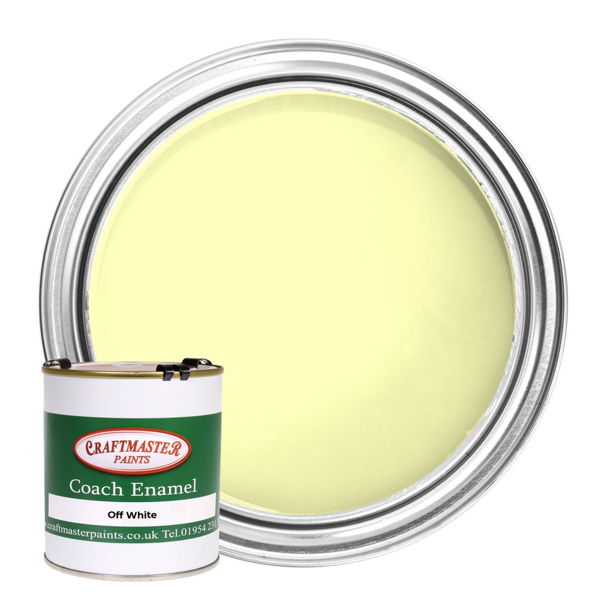 Craftmaster Coach Enamel Boat Paint in Off White (500ml) PA-635