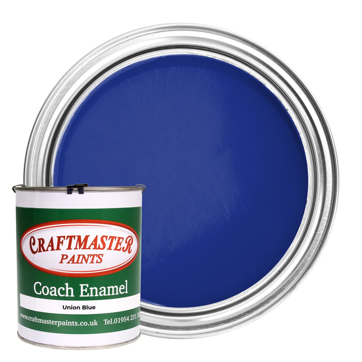 Craftmaster Coach Enamel Boat Paint in Union Blue (1 Litre) PA-642