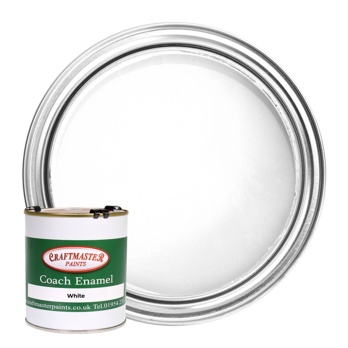 Craftmaster Coach Enamel Boat Paint in White (500ml) PA-647