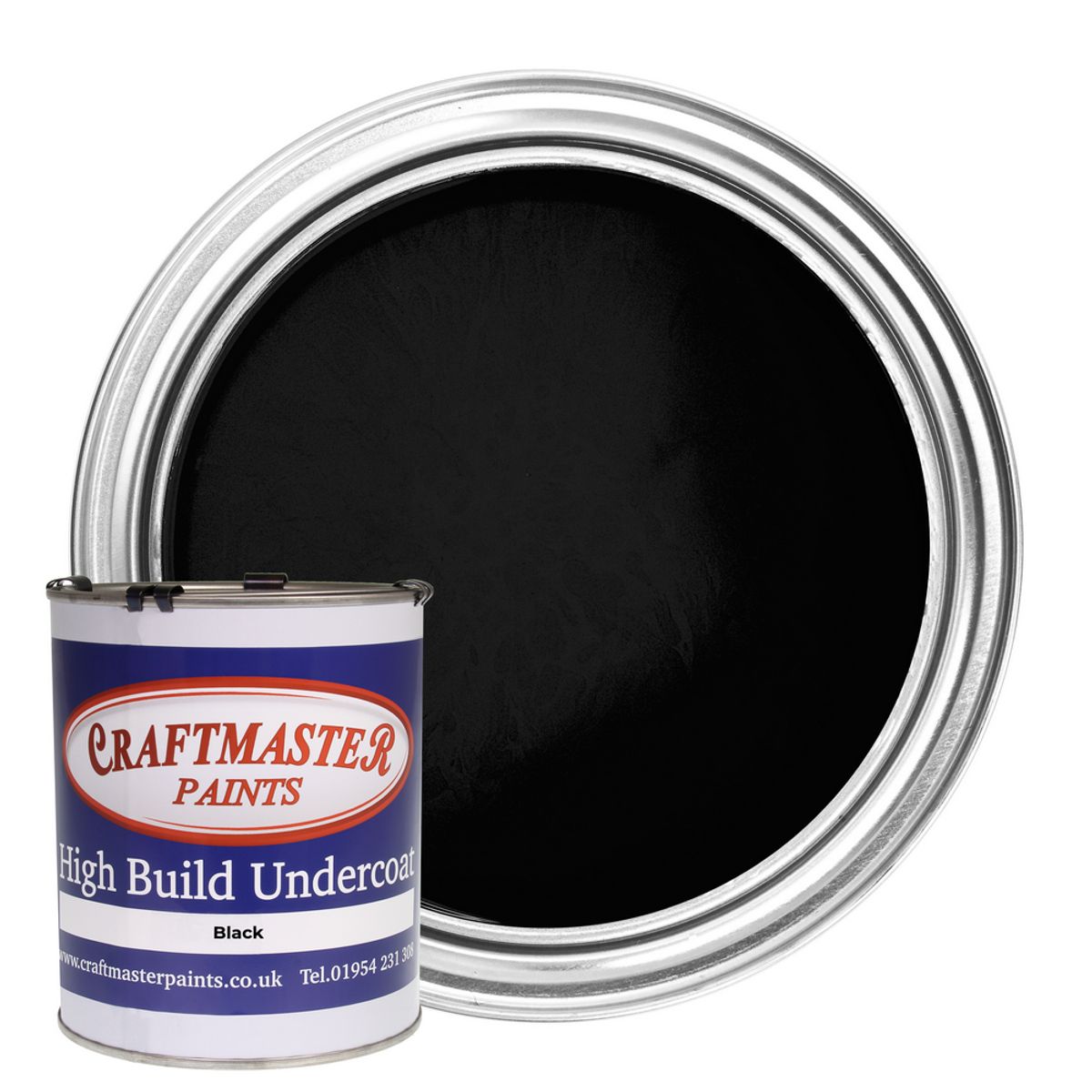 Craftmaster Undercoat Boat Paint in Black (1 Litre) PA-648