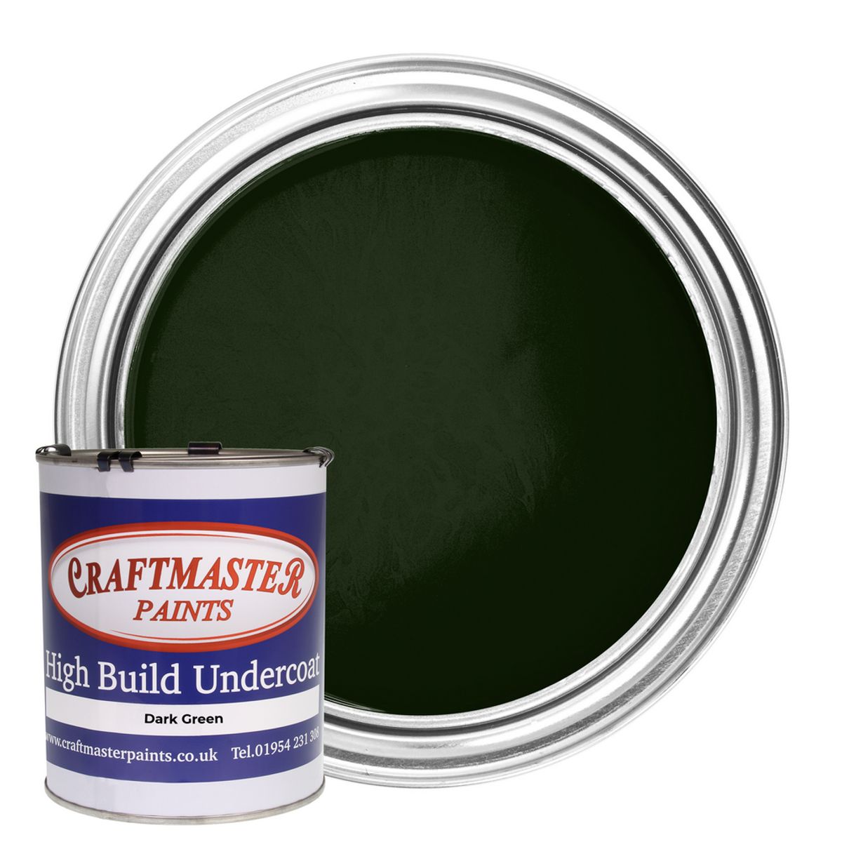 Craftmaster Undercoat Boat Paint in Dark Green (1 Litre) PA-654
