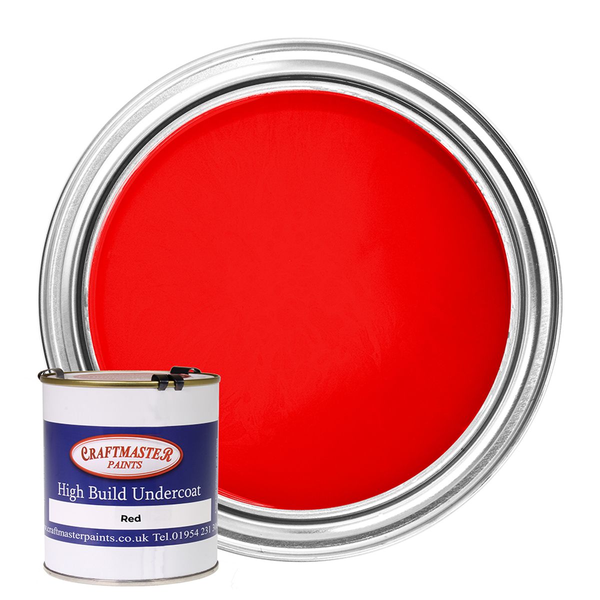 Craftmaster Undercoat Boat Paint in Mid Red (500ml) PA-665