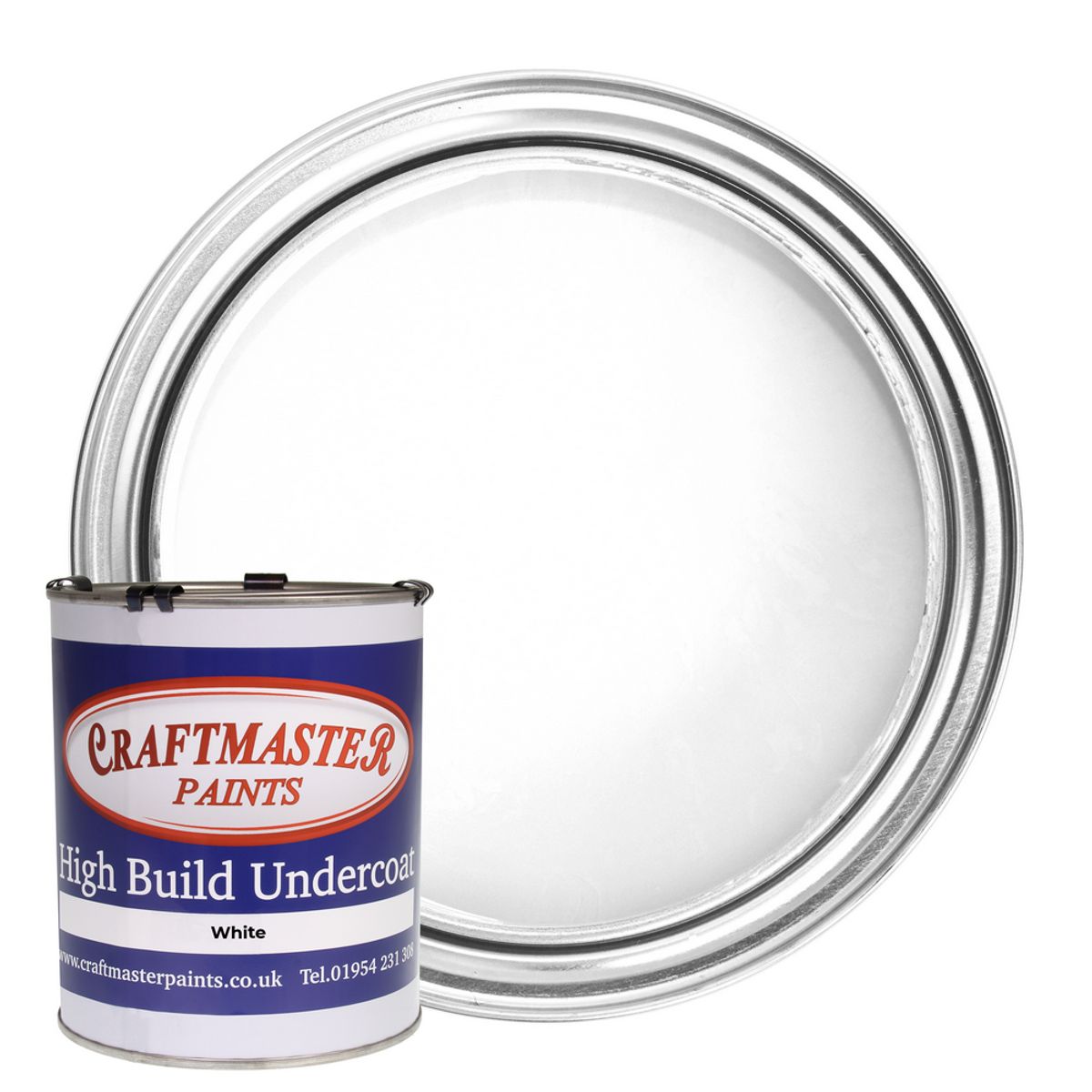 Craftmaster Undercoat Boat Paint in White (1 Litre) PA-666
