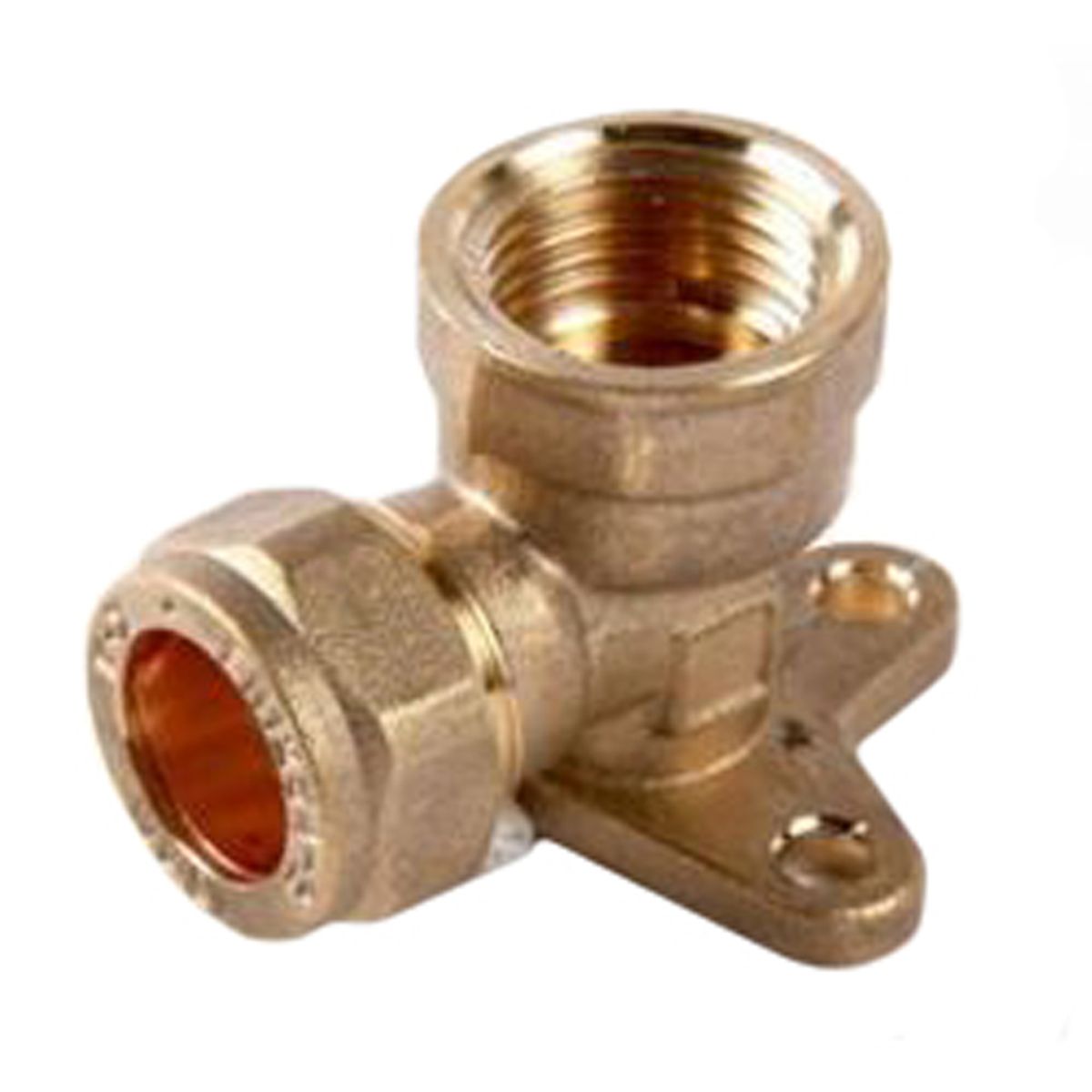 Securplumb Wall Plate Elbow 15mm x 1/2" Female PG-021