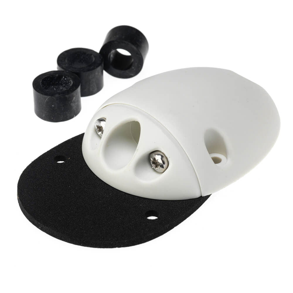 Index Marine SE6 Waterproof Side Entry Cable Gland - White Plastic