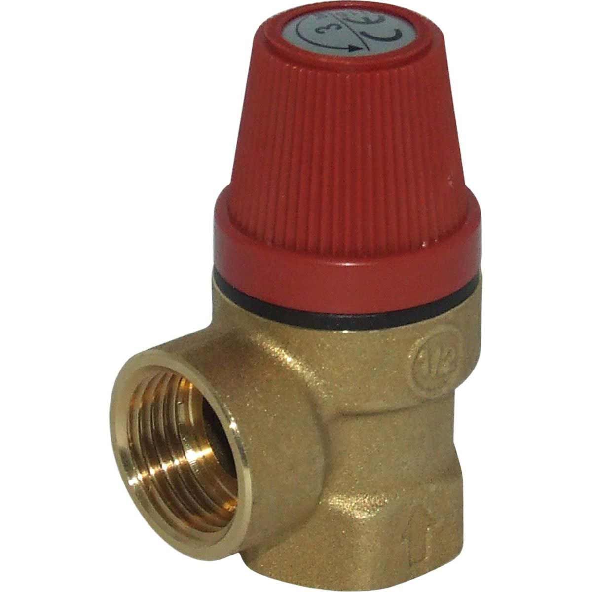 Surejust Pressure Relief Valve (1/2" BSP Female / 3 Bar / 43.5 PSI) SJ-PRV3